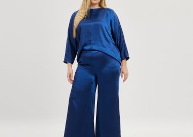 Παντελόνα σατέν - MAT FASHION - 