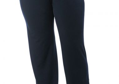 Παντελόνα σε ίσια γραμμή με μπάσκα σε μπλε χρώμα -  - 