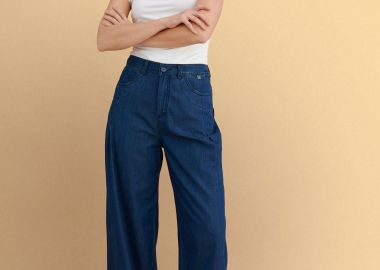 Παντελόνα τζιν wide leg - 5206179076845 -  - 