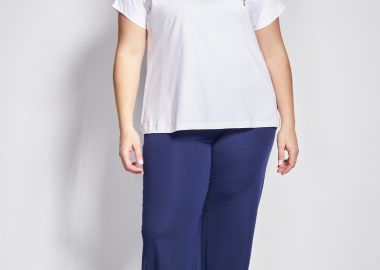 Παντελόνα ζέρσεϊ με ελαστική μέση -  - 