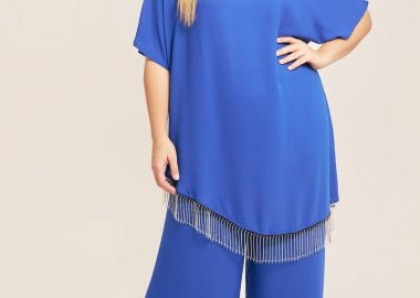 Παντελόνα ζωρζέτας -  - 