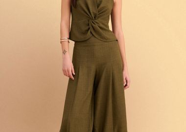 Παντελόνι balloon σε φαρδιά γραμμή - 5206179116688 -  - 