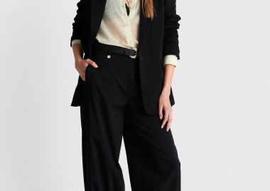 Παντελόνι barrel leg με ζώνη - 5206179061018 -  - 