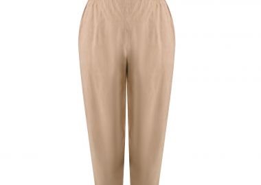 Παντελόνι barrel με λάστιχο στη μέση - MAT FASHION - 