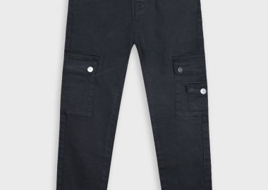 Παντελόνι cargo - ΜΑΥΡΟ 16-125209-2 - 16-125209-2-12-etwn-mayro - energiers - 