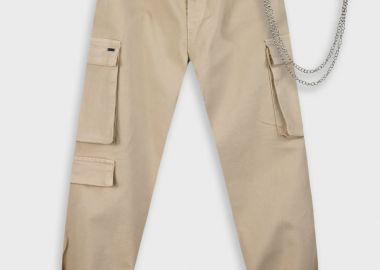 Παντελόνι cargo για κορίτσι - ΜΠΕΖ 16-225206-2 - energiers - 