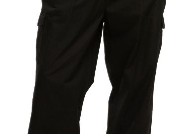 Παντελόνι Cargo Wide Pleated TB7604-00007 Urban Classics Black - Urban Classics - 