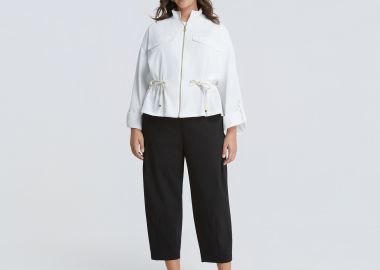 Παντελόνι carrot με ελαστική μέση - MAT FASHION - 