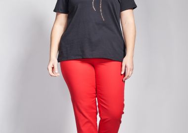 Παντελόνι chino ανορθωτικό σε ίσια γραμμή -  - 