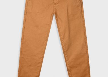 Παντελόνι chinos για αγόρι - ΣΟΚΟΛΑΤΙ 12-225105-2 - energiers - 