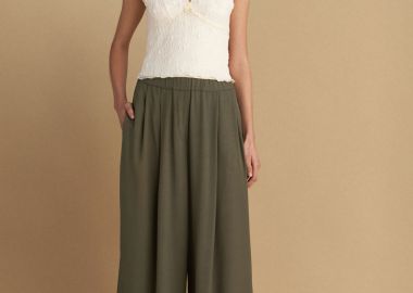 Παντελόνι χυτό με πιέτες - 5206634956132 -  - 