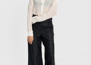 Παντελόνι δερματίνη με ασημί αγκράφες - 5206634988416 -  - 