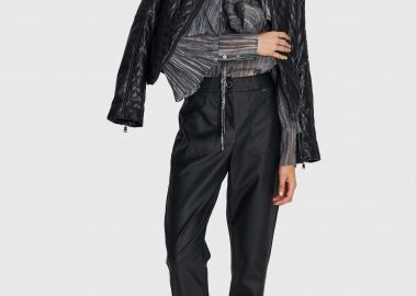 Παντελόνι δερματίνη με τσέπες - 5206634988256 -  - 