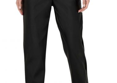 Παντελόνι Δερμάτινο Only Onlraven Idina High Waist Faux Leather 15298705-Black Γυναικείο - Only - 