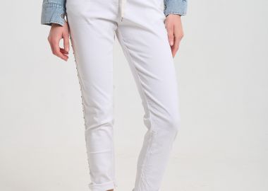 Παντελόνι Ελαστικό Με Strass Τρέσα -  - 