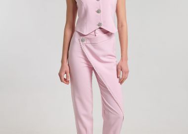 Παντελόνι Φάκελος Με Δαντέλα Και Στρας DEJAVU -  - 