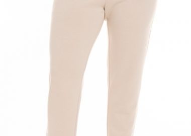 Παντελόνι φόρμα με λάστιχο σε άμμος χρώμα -  - 