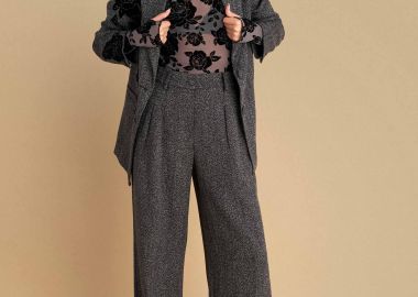 Παντελόνι formal με ελαστική μέση - 5206634975911 -  - 