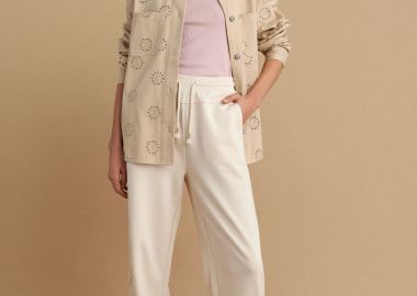 Παντελόνι φόρμας με κεντήματα - 5206634914460 -  - 