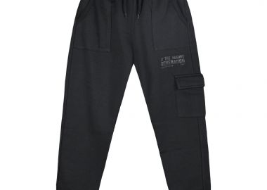 Παντελόνι φούτερ φόρμας για αγόρι - ΜΑΥΡΟ 12-124121-2 - energiers - 