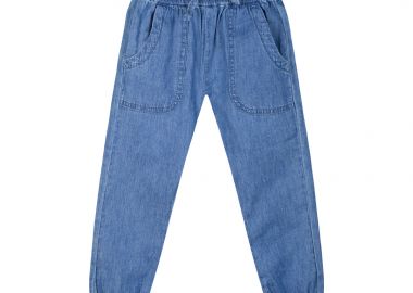 Παντελόνι για κορίτσι - ΑΝΟΙΧΤΟ ΜΠΛΕ ΤΖΗΝ 15-225306-2 - energiers - 