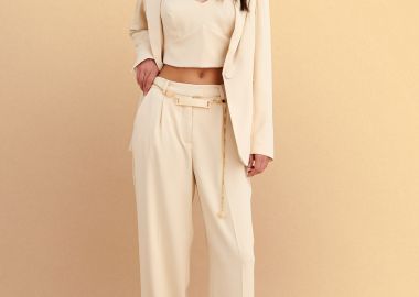 Παντελόνι ίσια γραμμή με ζώνη - 5206179077620 -  - 