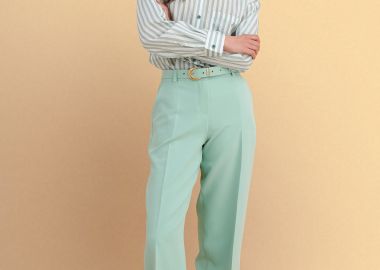 Παντελόνι ίσια γραμμή με ζώνη - 5206179131995 -  - 