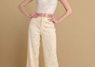 Παντελόνι ίσιο δαντέλα - 5206634905574 -  - 