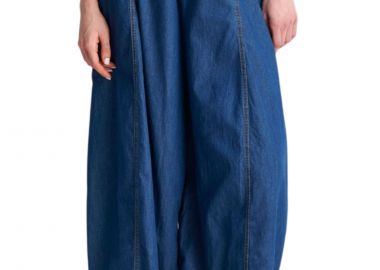 Παντελόνι Jean Ale Με Denim Όψη 8923179-BLUE Γυναικείο - Ale - 