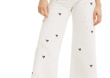 Παντελόνι Jean Desigual Mickeys 23SWDD65-1001 Γυναικείο - Desigual - 