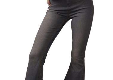 Παντελόνι Jean Free People Gummy Denim Penny Pull On Flare OB542650-BACK ALLEY BLUE Γυναικείο - Free People - 