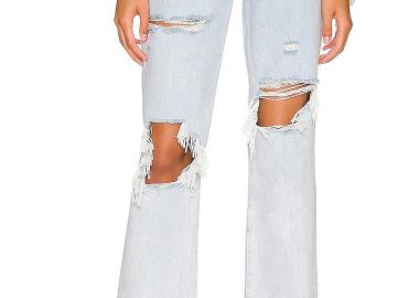 Παντελόνι Jean Free People Tapered baggy Boyfriend OB1299887-PURPLE ROCK Γυναικείο - Free People - 