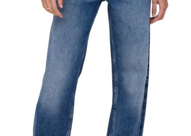 Παντελόνι Jean Only Onljuicy High Waist Wide 15300111-Medium Blue Denim Γυναικείο - Only - 