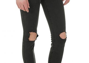 Παντελόνι Jean Vans Destroy Raven VN0A3INTRVN1-RAVEN Γυναικείο - Vans - 