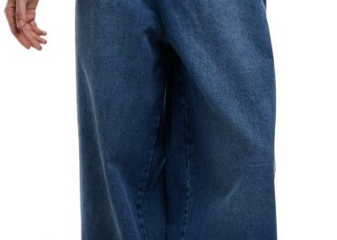 Παντελόνι Jeans Tapered Heavy Ounce Baggy TB6746 Urban Classics Middeepblue - Urban Classics - 