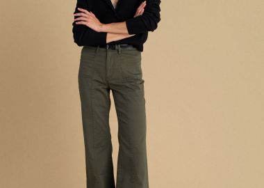 Παντελόνι καμπάνα με ζώνη - 5206634985835 -  - 