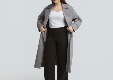 Παντελόνι καμπάνα push up με τσέπες πίσω - MAT FASHION - 