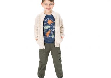 Παντελόνι κάργκο για αγόρι - ΧΑΚΙ 12-124109-2 - energiers - 