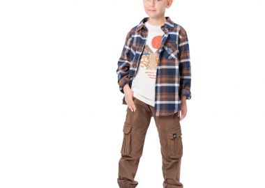 Παντελόνι κάργκο για αγόρι - ΚΑΦΕ 13-124009-2 - energiers - 