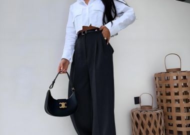 Παντελόνι Kira Μαύρο - Amelie's - 