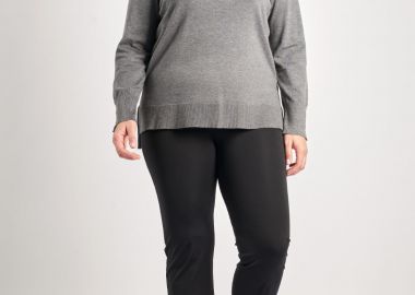 Παντελόνι κολάν σε γραμμή καμπάνα -  - 