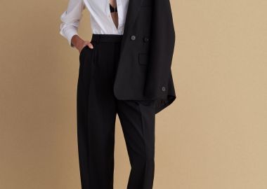 Παντελόνι κοστουμιού με πιέτες - 5206634863294 -  - 