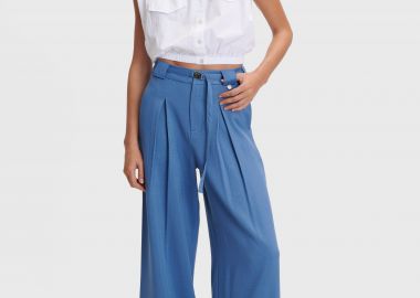 Παντελόνι κοστουμιού με ζώνη - 5206634912152 -  - 