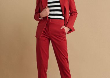 Παντελόνι κοστουμιού ψηλόμεσο - 5206634937018 -  - 