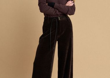 Παντελόνι κοτλέ με ζώνη - 5206179020763 -  - 