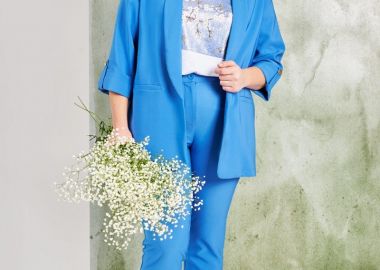 Παντελόνι κρεπ slim fit -  - 