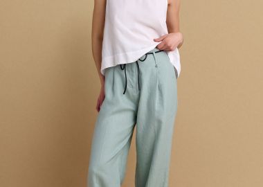 Παντελόνι λινό με ζώνη - 5206634916280 -  - 