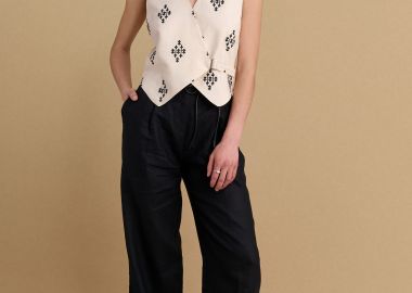 Παντελόνι λινό με ζώνη - 5206634916341 -  - 