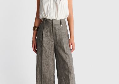 Παντελόνι λινό wide leg - 5206179090834 -  - 