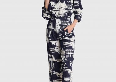 Παντελόνι με abstract print - 5206634979988 -  - 
